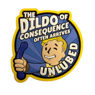 The Dildo of Consequence Patch & Sticker