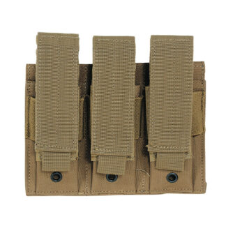Triple Pistol Mag Pouch-Coyote