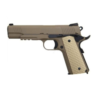 WE 1911 Kimber Airsoft Gas Blowback GBB Pistol -Tan