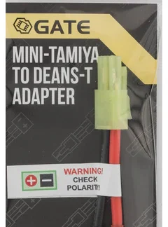 Gate Mini Tamiya to deans adapter