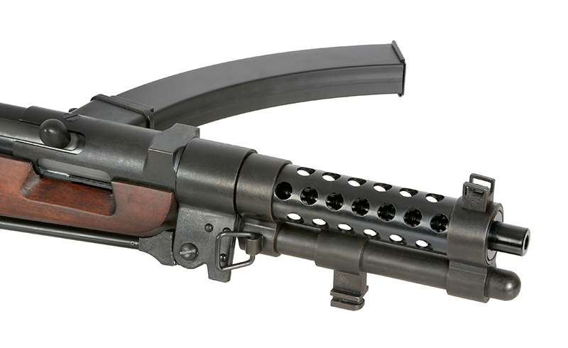S&T WWII Type100 Airsoft AEG Submachine Gun w/ Real Wood Furniture and Bipod - Image 6
